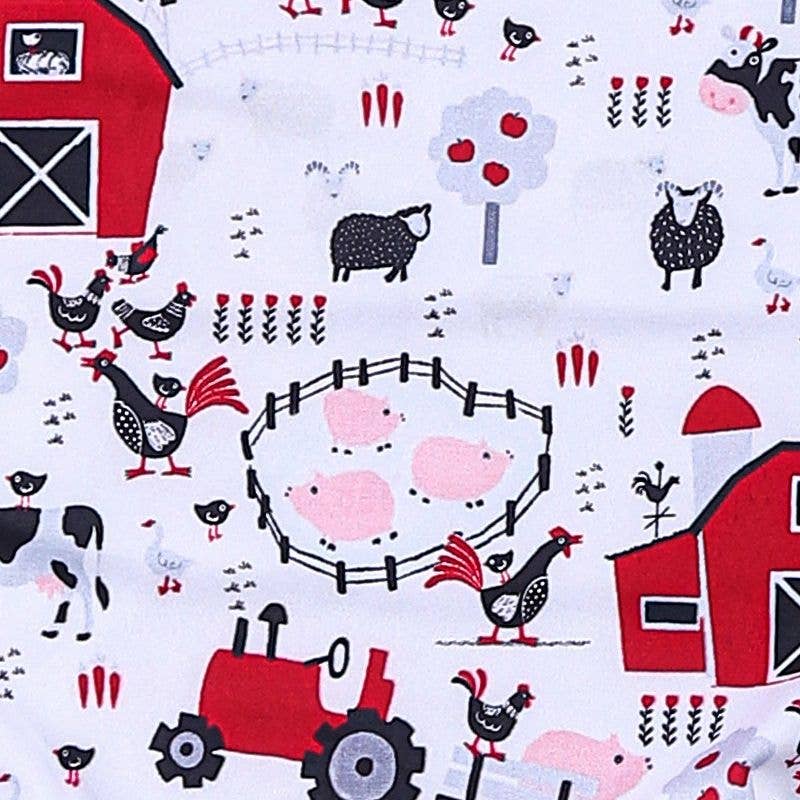 Red Barn Boy Romper