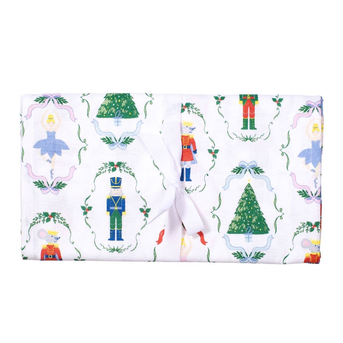 Nutcracker Waltz Runner White/Multi 13x90