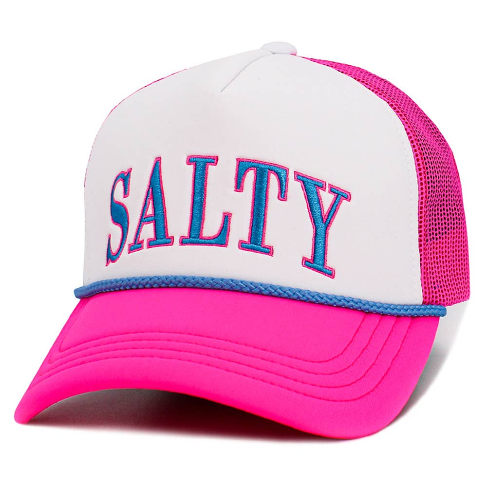 SALTY Message Mesh Back Trucker Hat