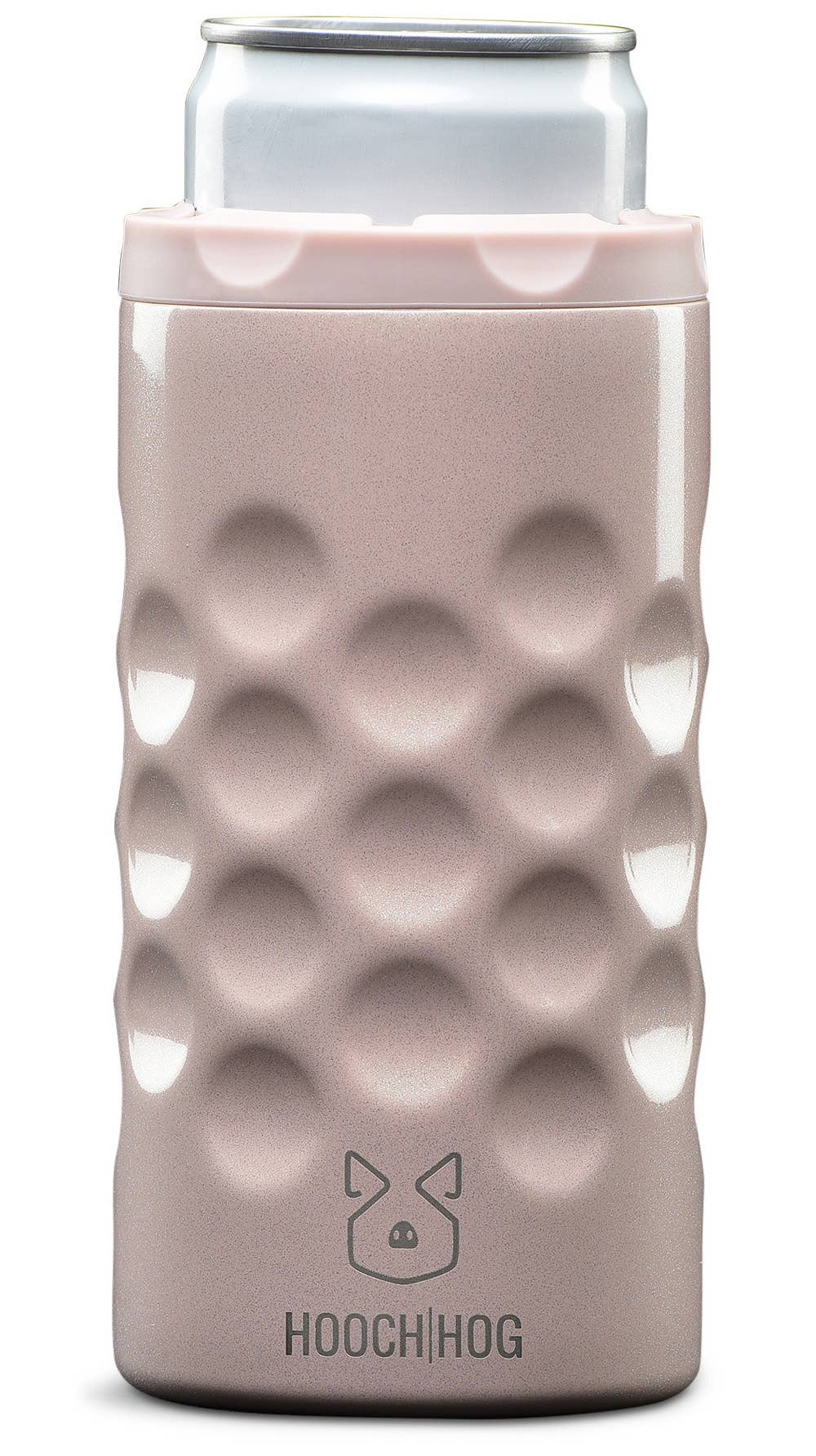 The Skinny Can Cooler - Blush Glitter