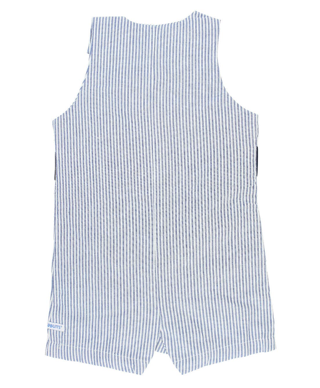 Baby Boys Classic Blue Seersucker Classic Jon Jon