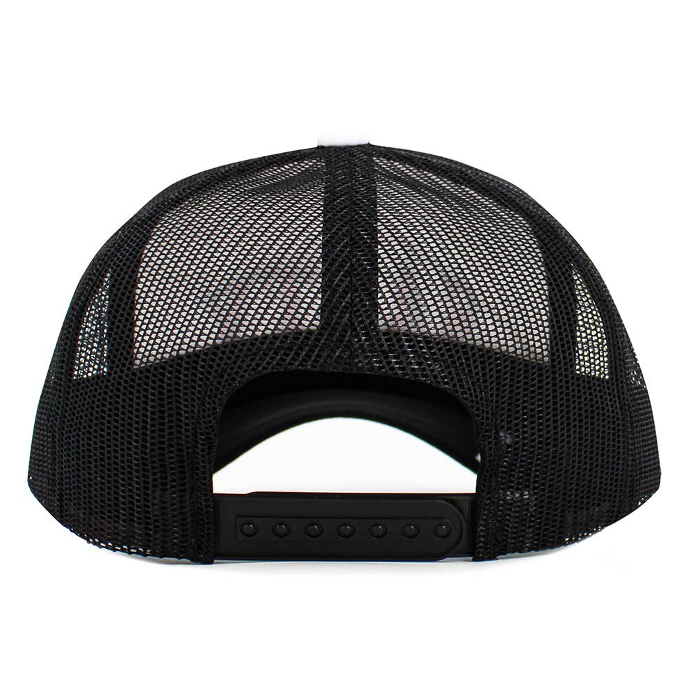 SALTY Message Mesh Back Trucker Hat