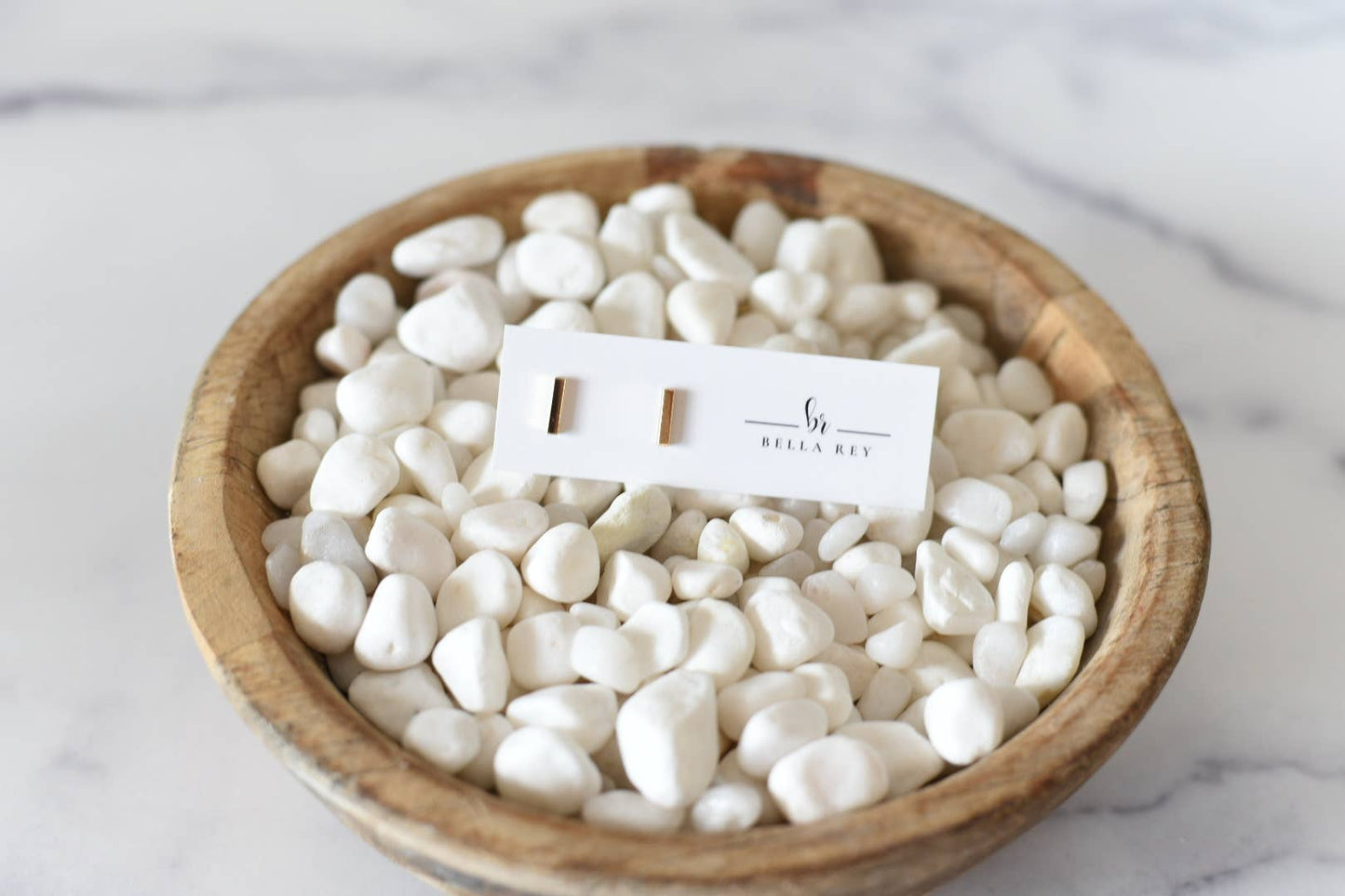 The Maisy 18k gold plated stud earrings- dainty