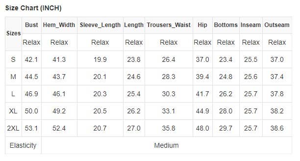 Multicolor Ultra Loose Textured 2pcs Slouchy Outfit (S-XL)