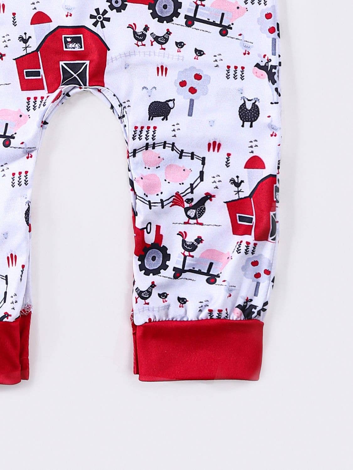 Red Barn Boy Romper