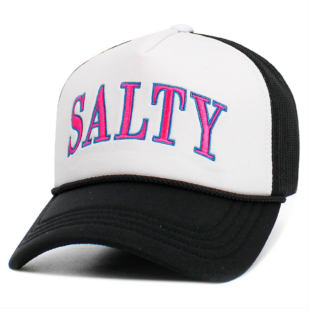 SALTY Message Mesh Back Trucker Hat
