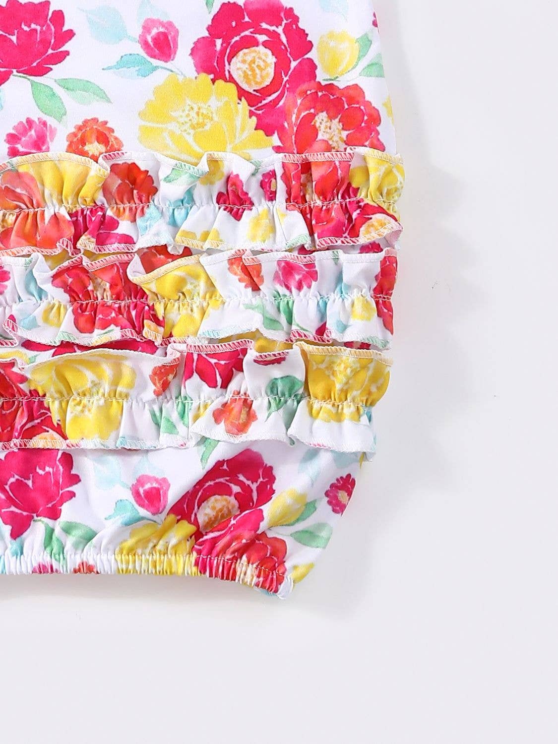 Electric Blooms Baby Gown