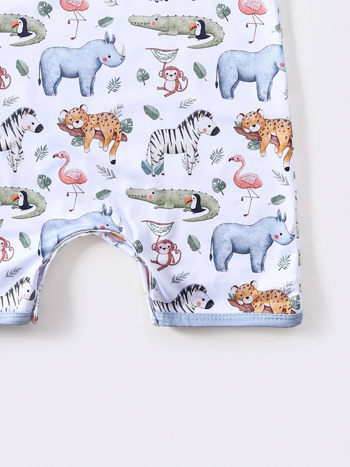 Blue Zoo Boy Romper