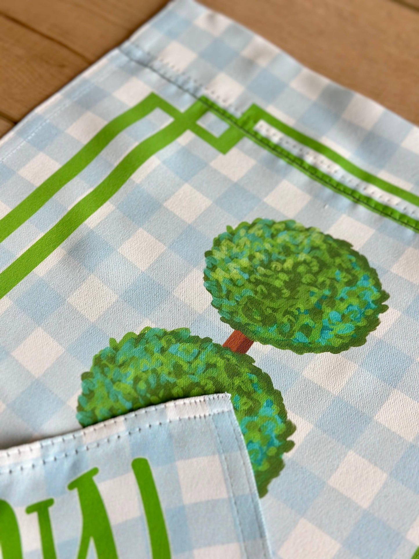 Fall Garden Flag - Pumpkins and Football (Leopard print)