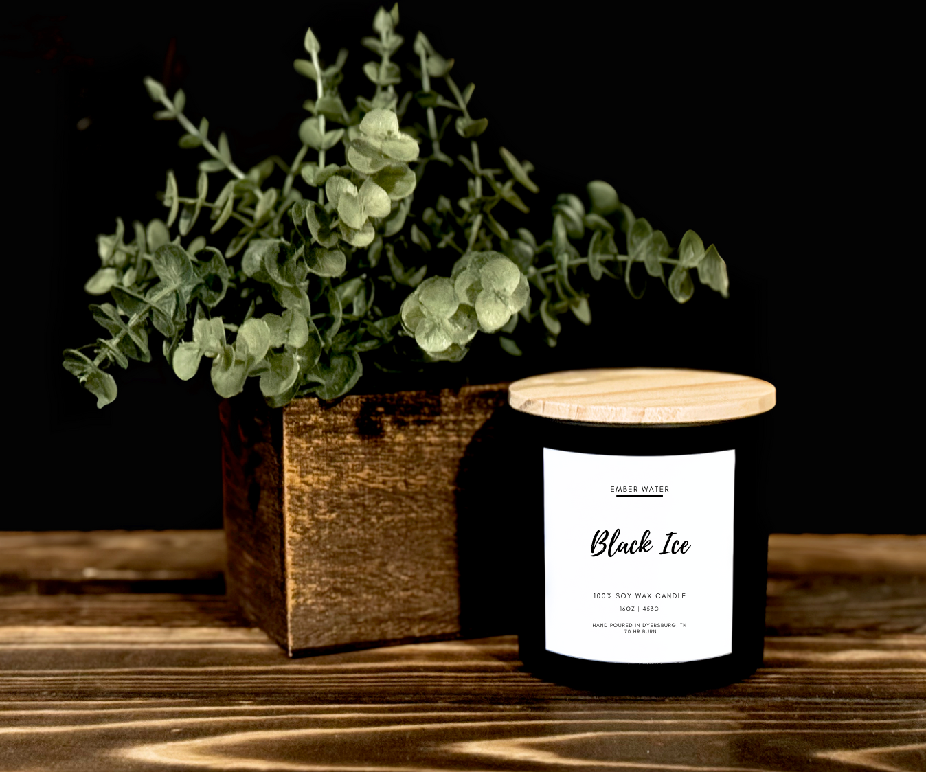 Black Ice 16 oz 100% Soy Candle