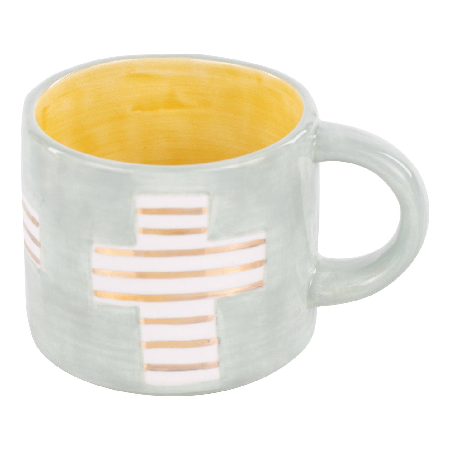 Gold Cross Mug - Easter Decor