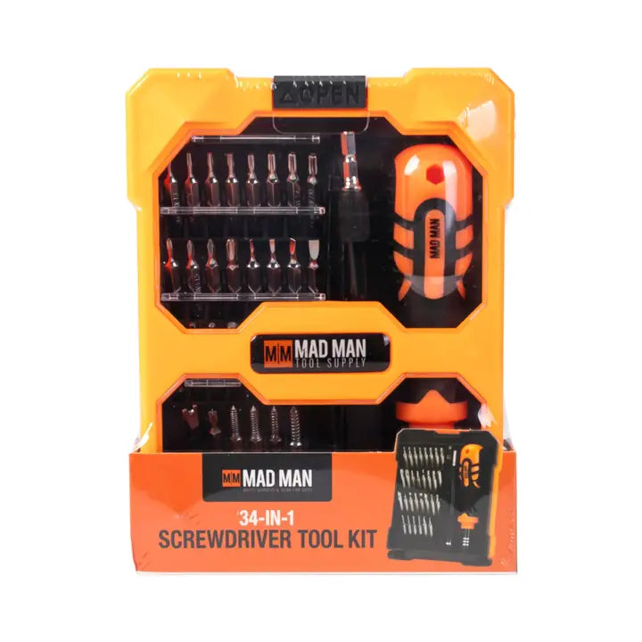 34-in-1 Screwdriver Tool Kit