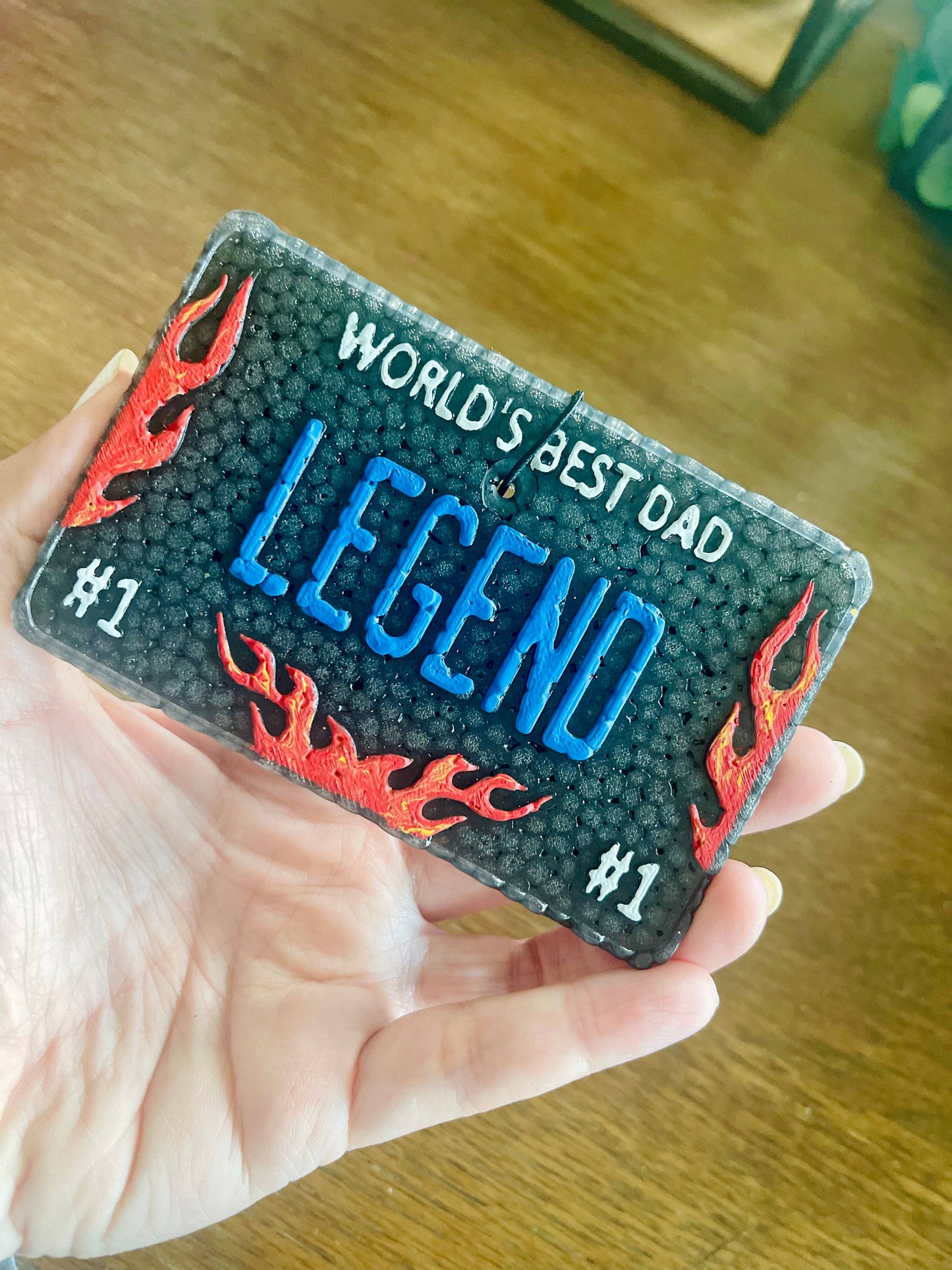 Legend’Worlds Best Dad’ Car Freshie