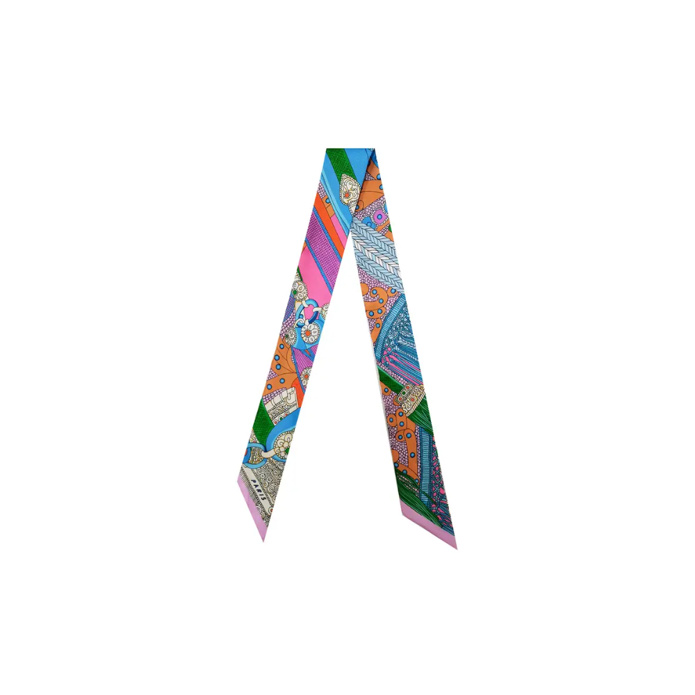 Scarf Necklace ~ Multi Color Pattern