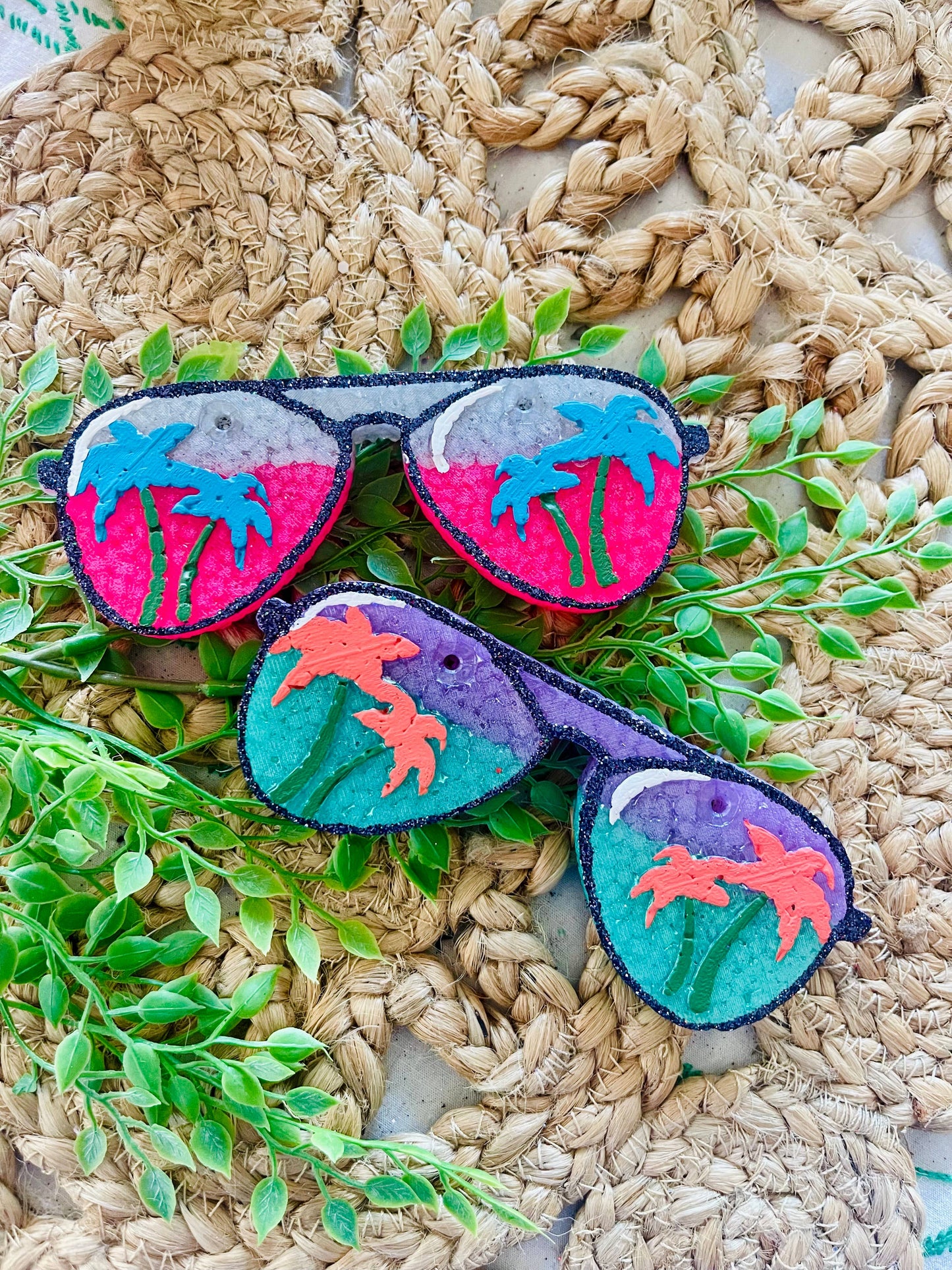 Tropical Sunglasses Car Freshie