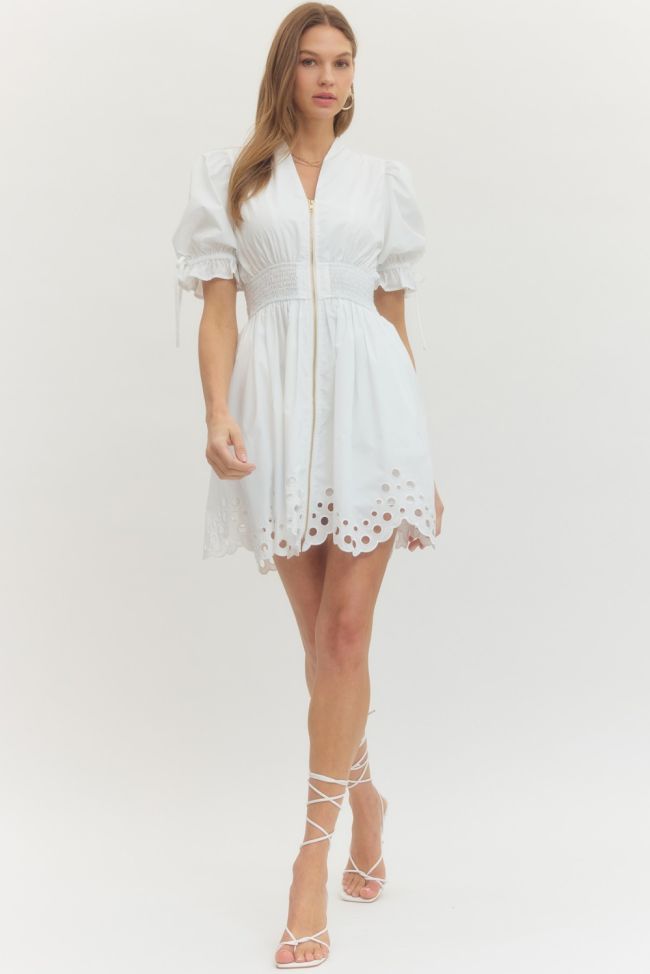 Entro Off White Dress