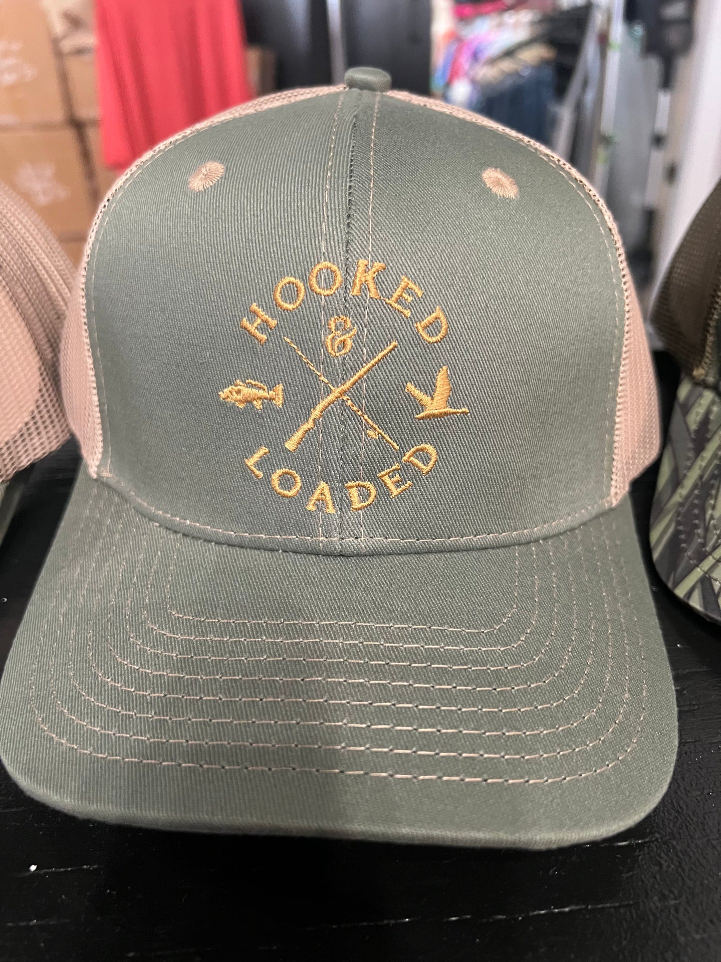 Olive/Khaki Original Logo Snapback