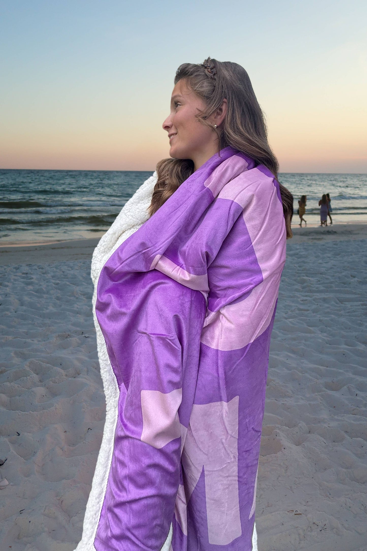 LM-BK LULU MAC BLANKET PURPLE