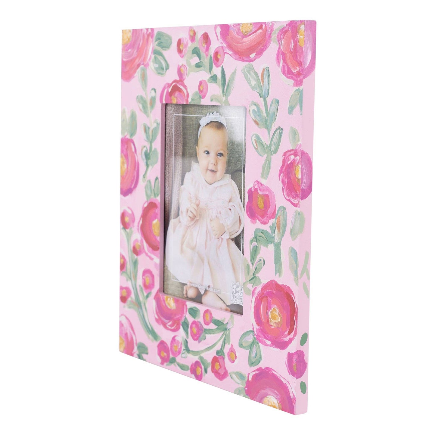 Pink Flower Garden Frame