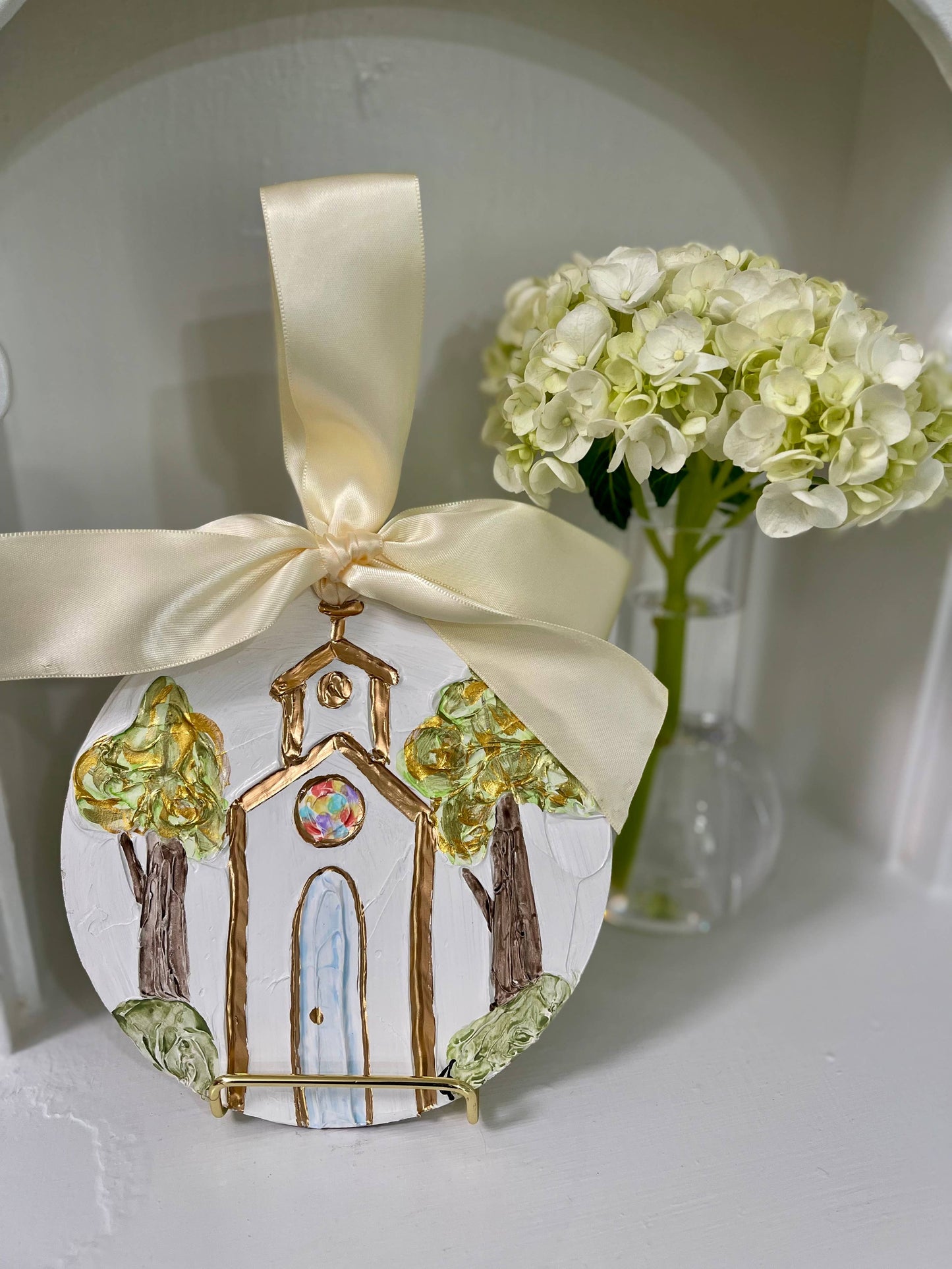 Church Christmas Ornament