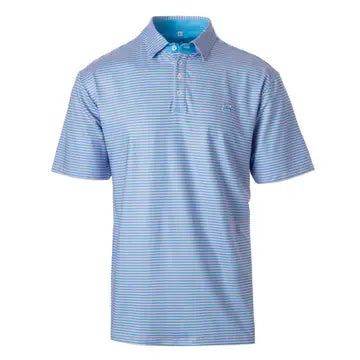 Signature Performance Polo - Pink/Blue