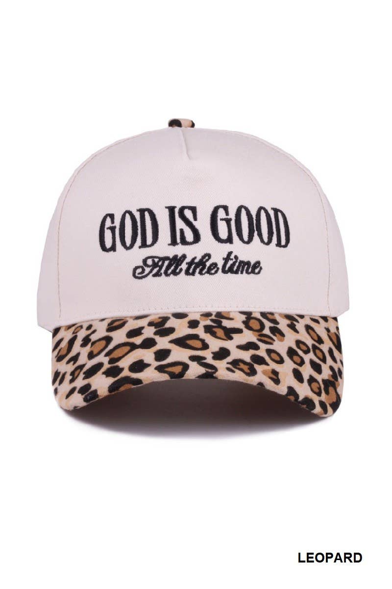 God Is Good All The Time Two-tone Canvas Cap