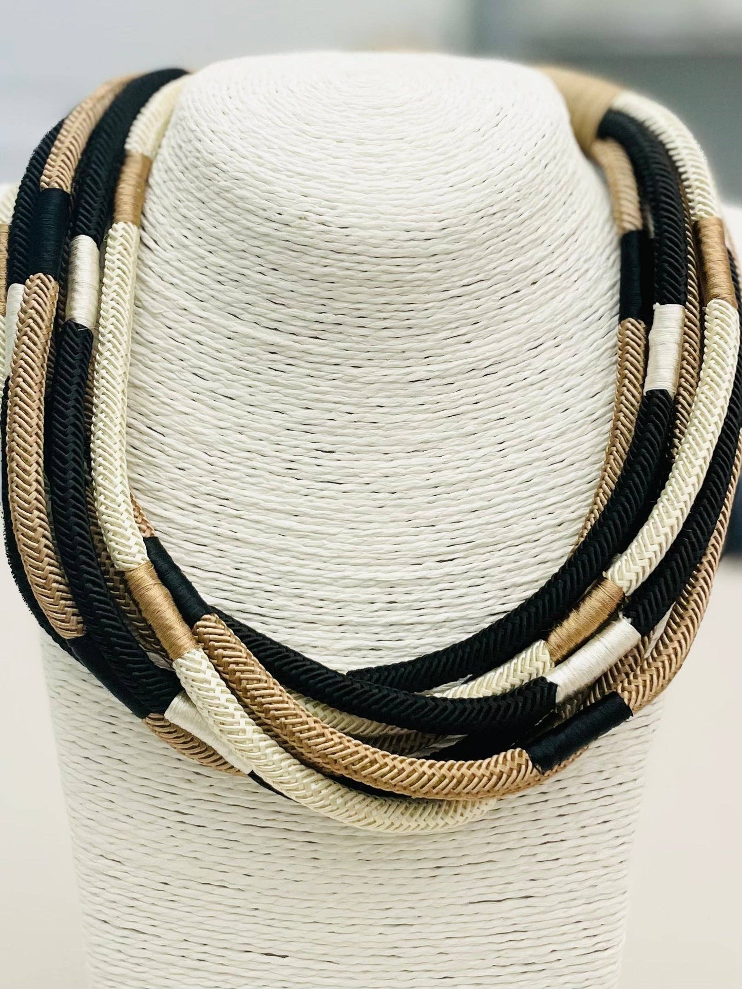 "Original" Slub 8-strand (black multi) NK600