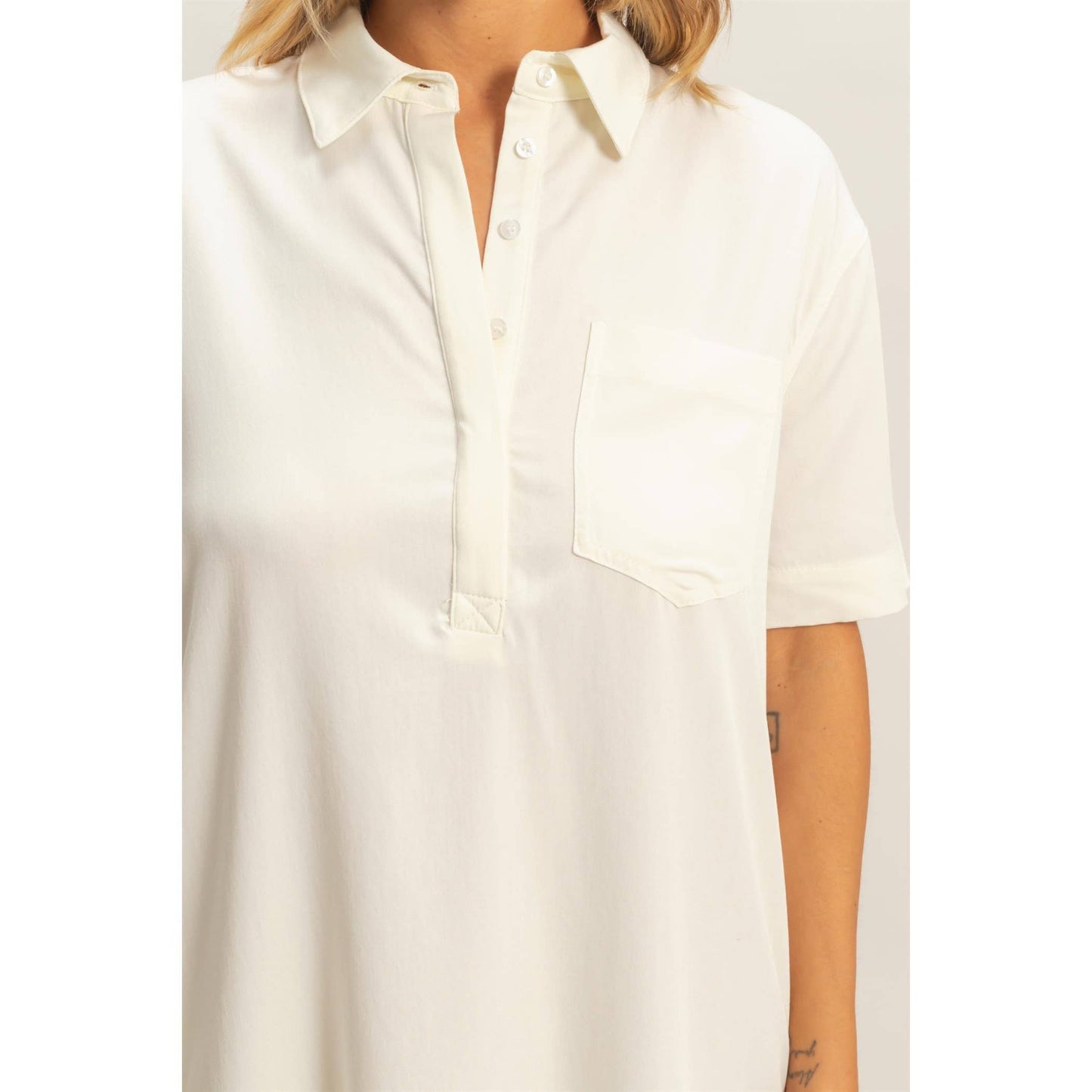 Collared Shirt Dress