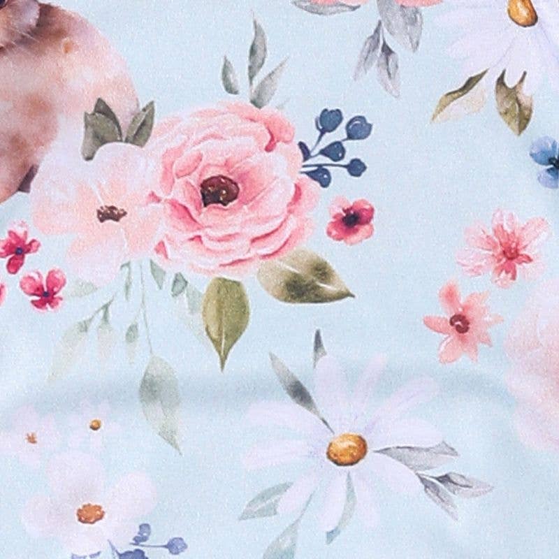 Floral Snuggle Bunny Baby Gown