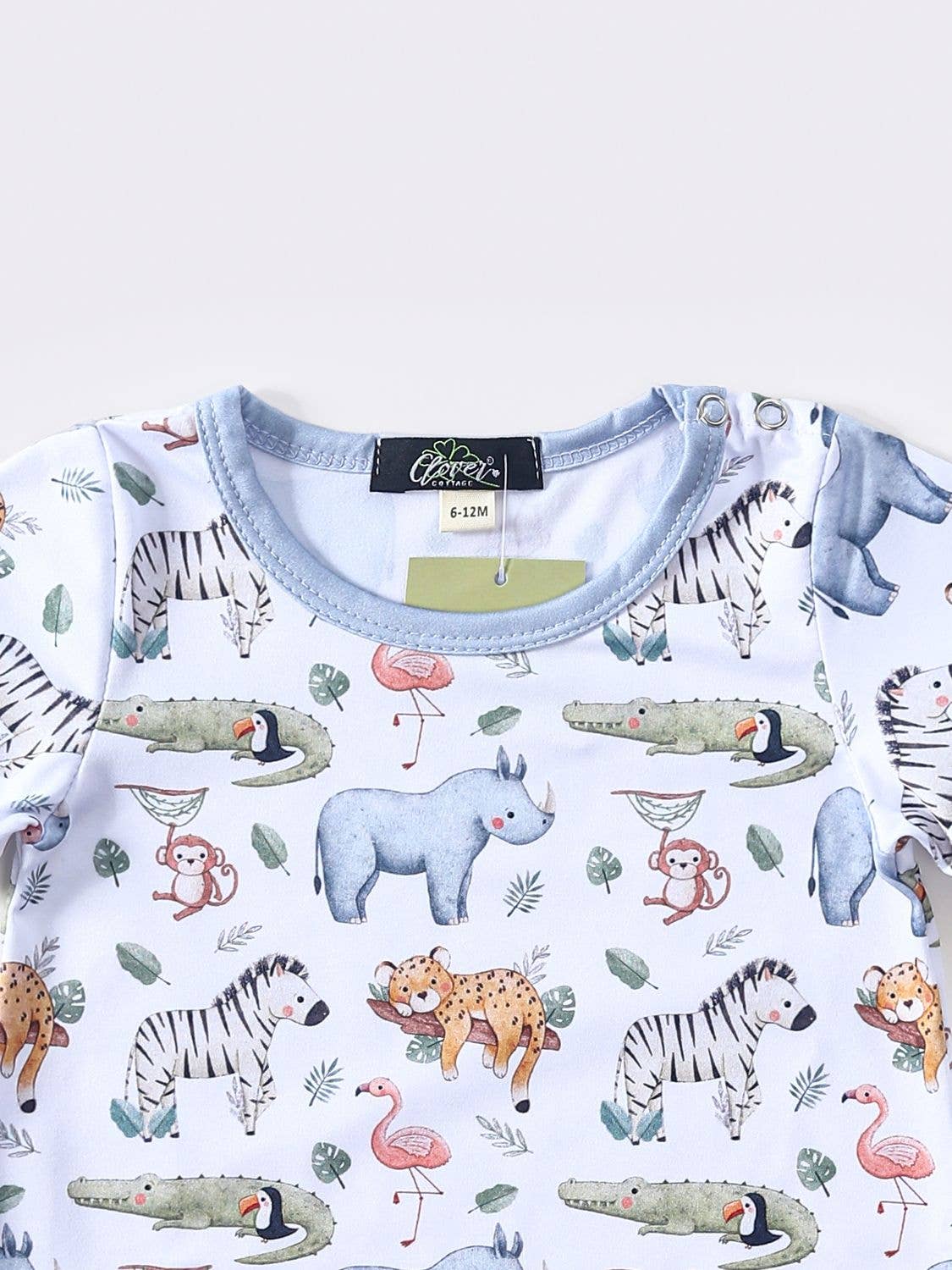 Blue Zoo Boy Romper
