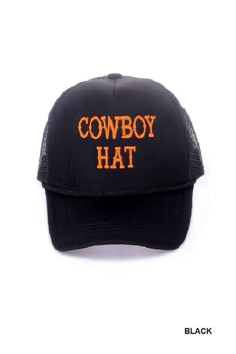 The Cowboy Hat Baseball Mesh Cap