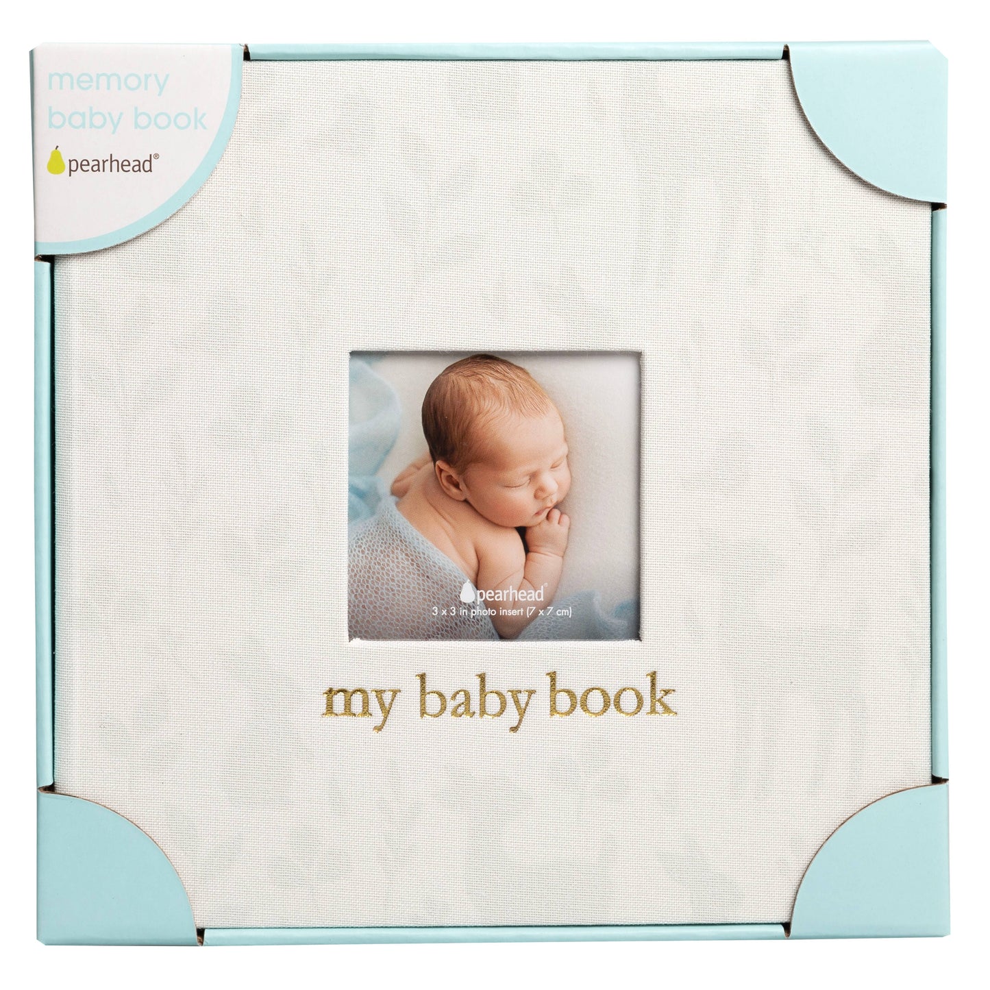 Deer Print Square Baby Book, Memory Book