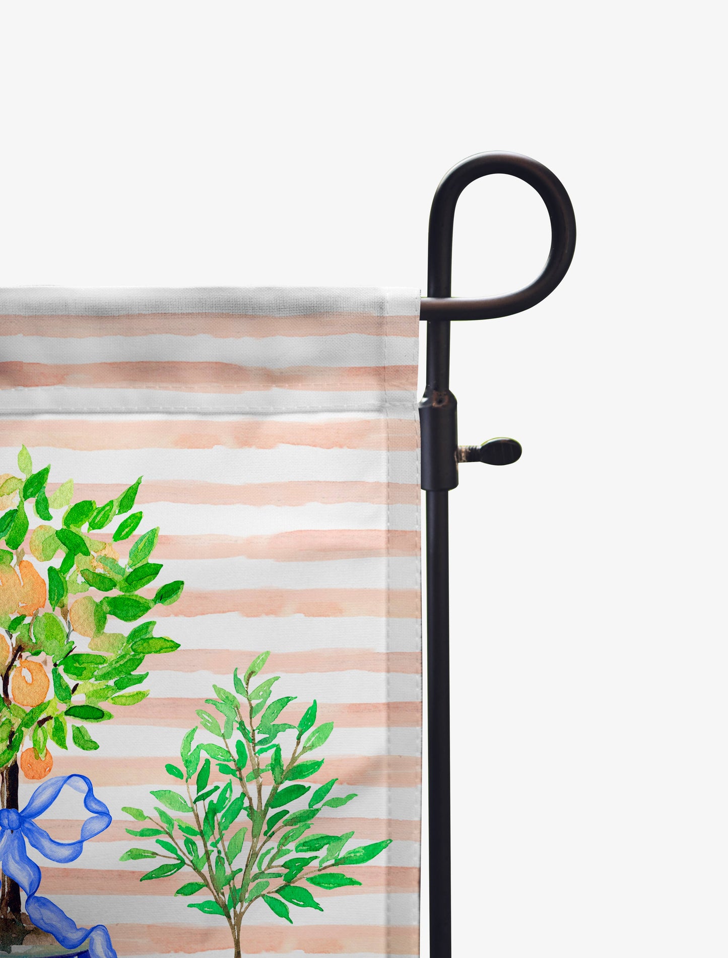 Fall Garden Flag - Pumpkins and Football (Leopard print)