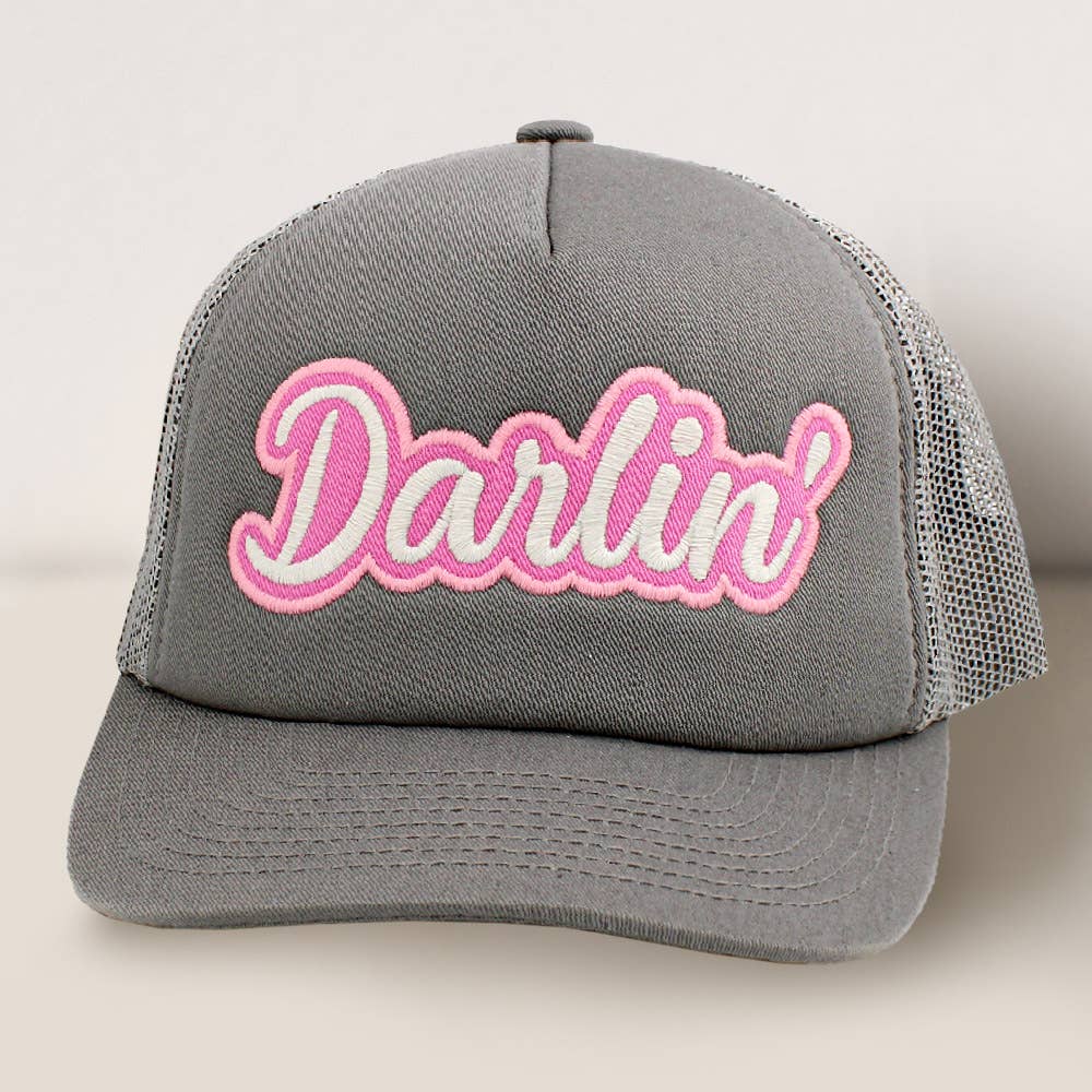 DARLIN Message Mesh Back Baseball Cap
