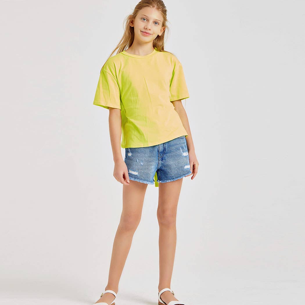 Kids Open Back Knit Top