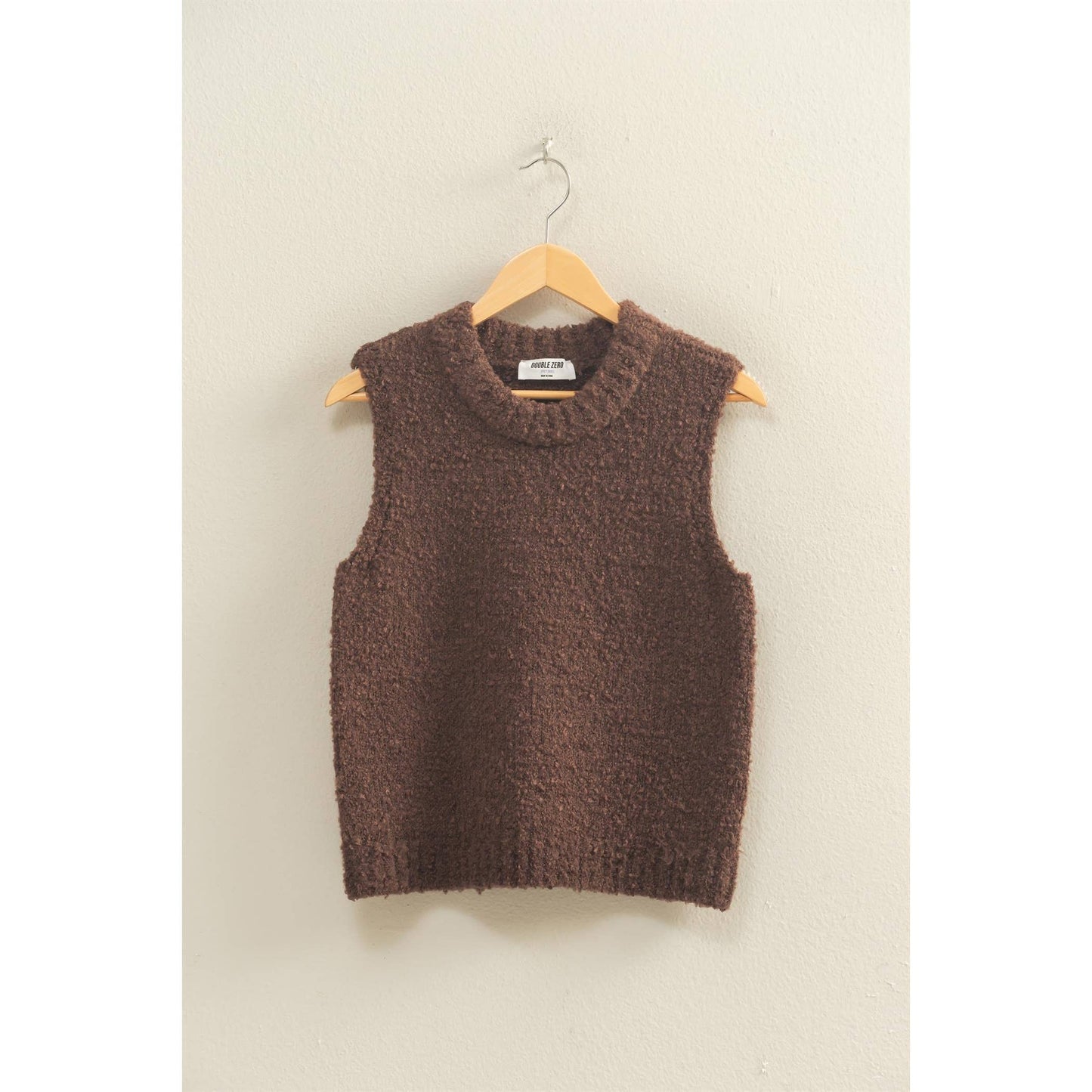 Crew Neck Sleeveless Sweater