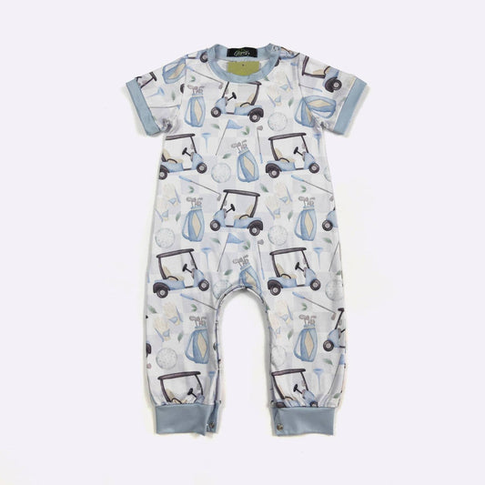 Golf Blue Boy Romper