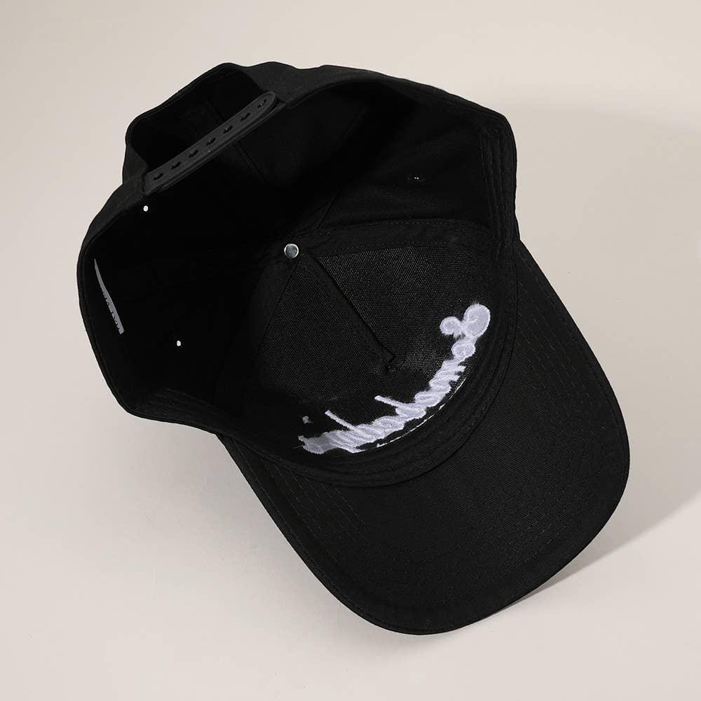 SOMEBODYS PROBLEM Message Embroidered Baseball Cap