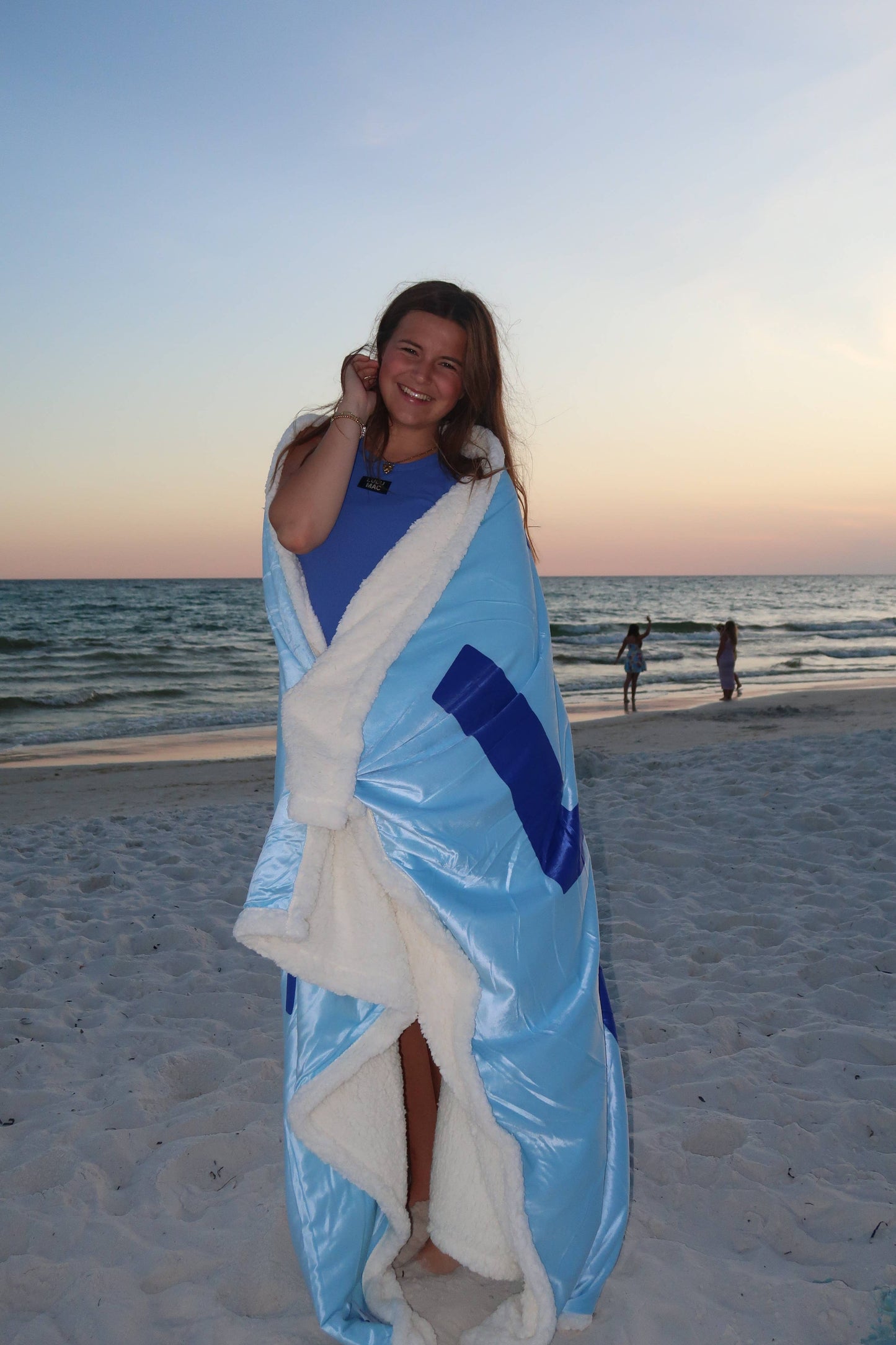 LM-BK LULU MAC BLANKET BLUE