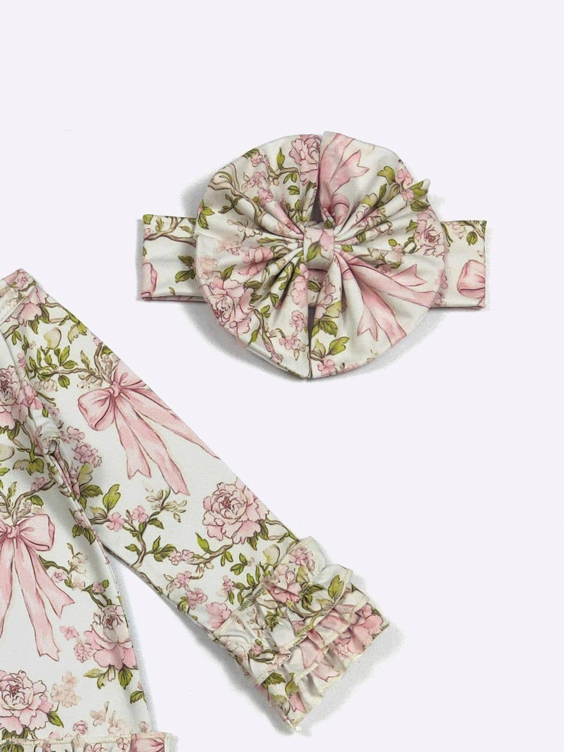 Garden Ribbon Baby Gown