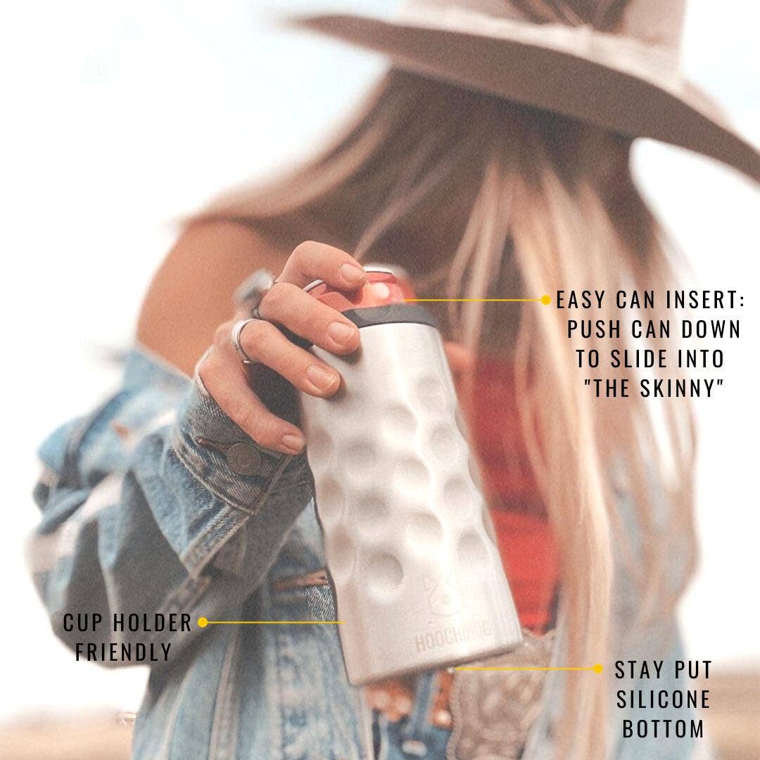The Skinny Can Cooler - Gunmetal
