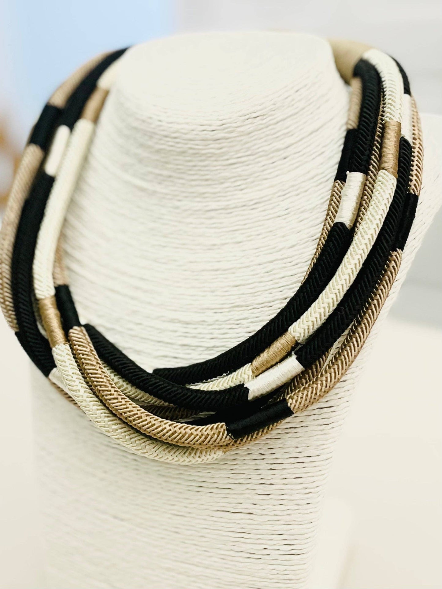 "Original" Slub 8-strand (black multi) NK600