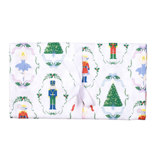 Nutcracker Waltz Runner   White/Multi   13x90