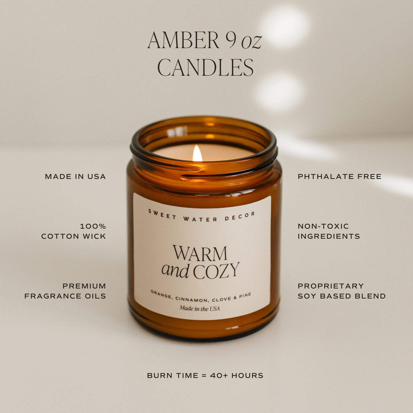 Fraser Fir 9 oz Soy Candle - Christmas Decor & Gifts