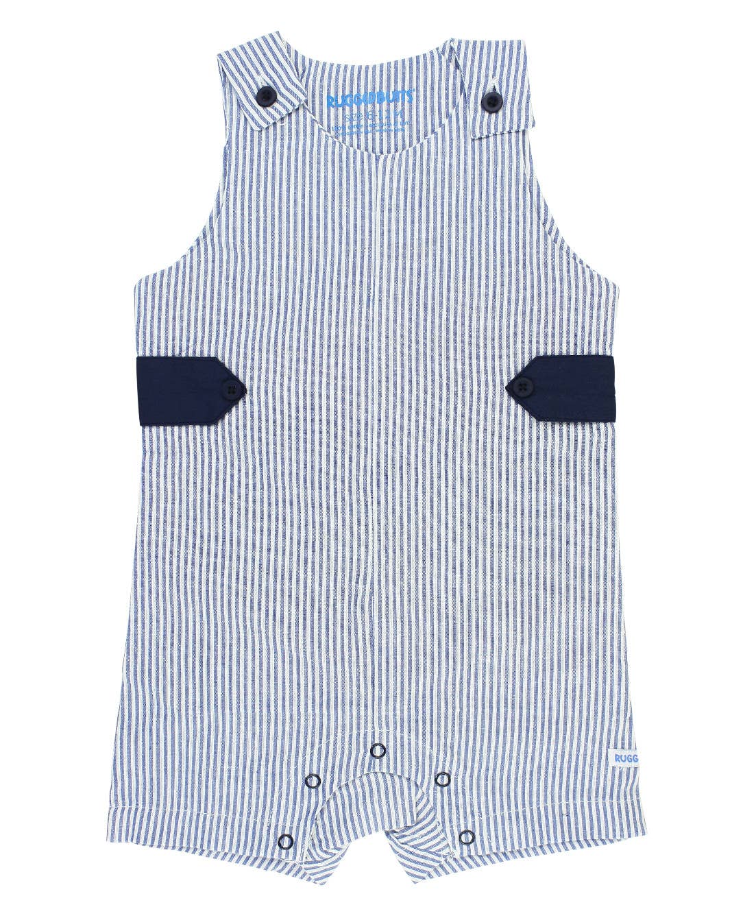 Baby Boys Classic Blue Seersucker Classic Jon Jon