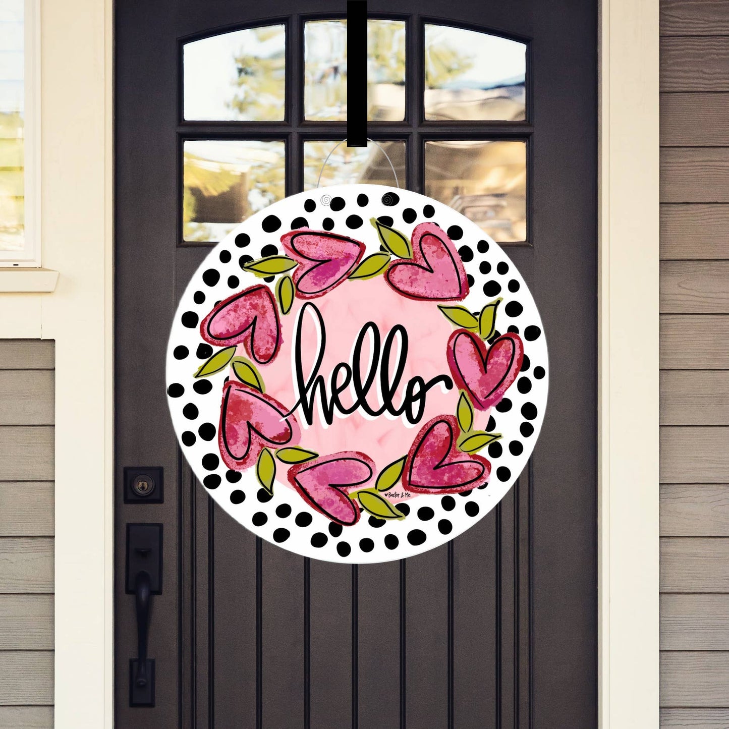 Hello Heart Vine Wreath Door Hanger Variety 3-Pack