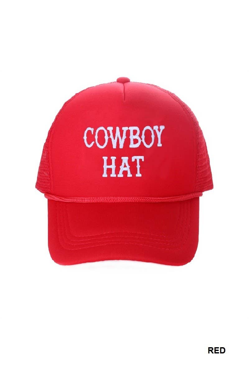 The Cowboy Hat Baseball Mesh Cap