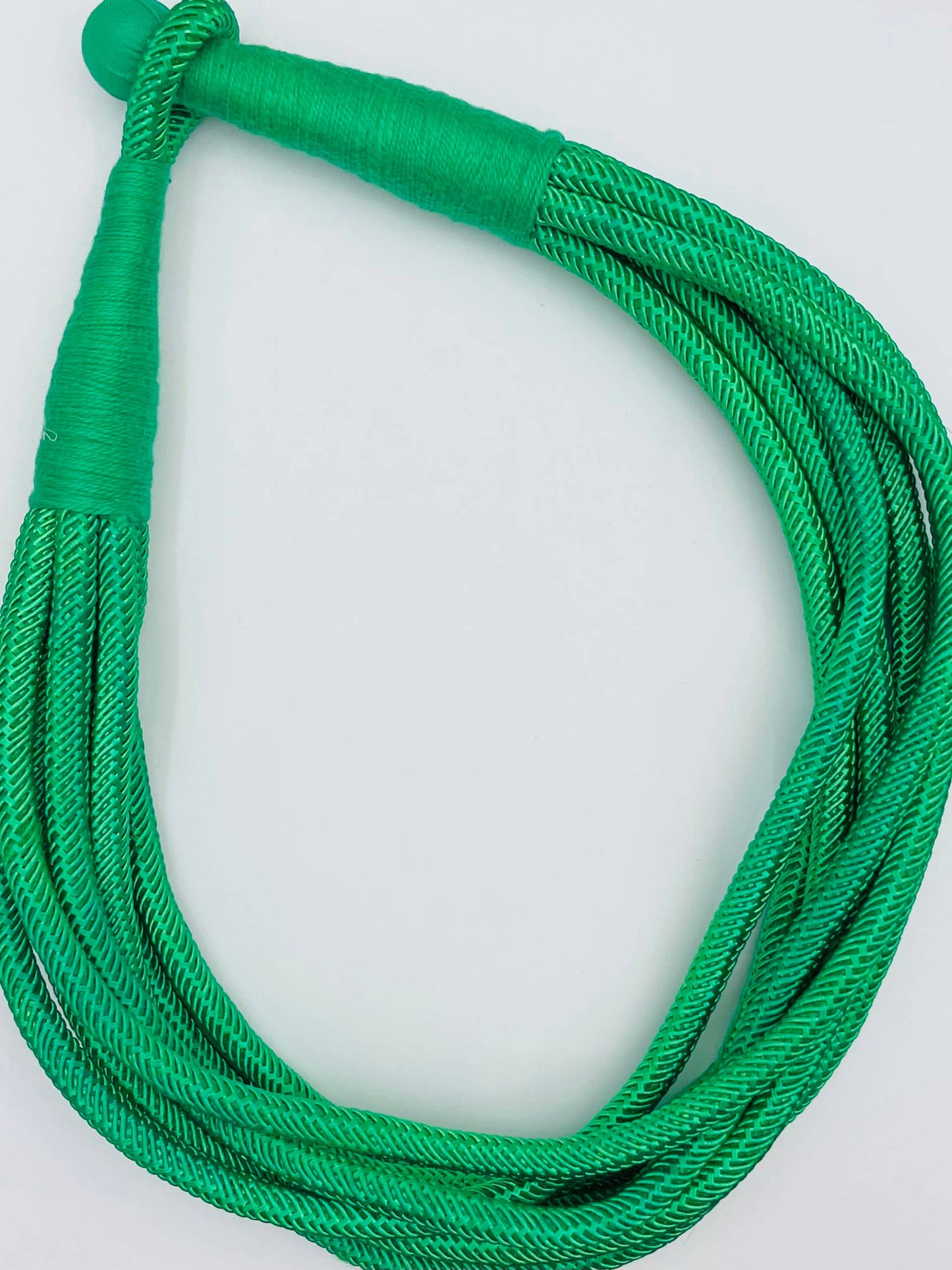 Slub 8-Strand Necklace (kelly green) NK263