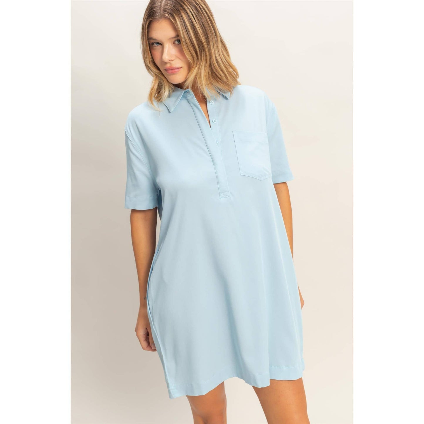 Collared Shirt Dress