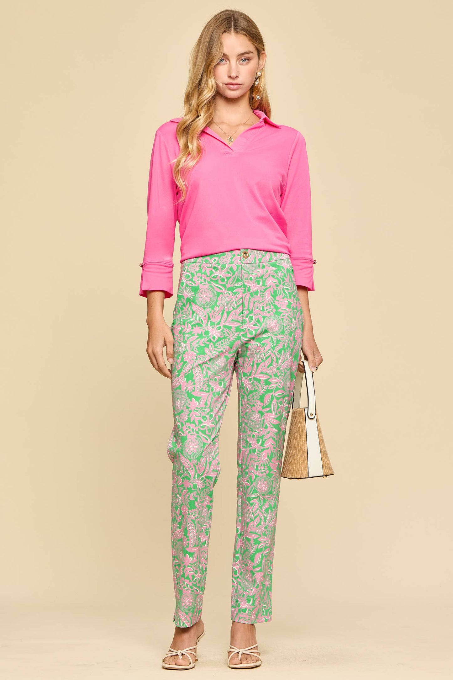 Lightweight Sun-Cool 3/4 Sleeve Blouse